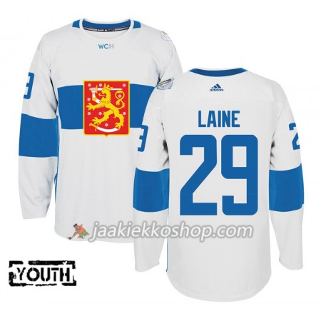 Suomi Pelipaita Patrik Laine 29 2016 World Cup Lapsille Valkoinen Premier Paita